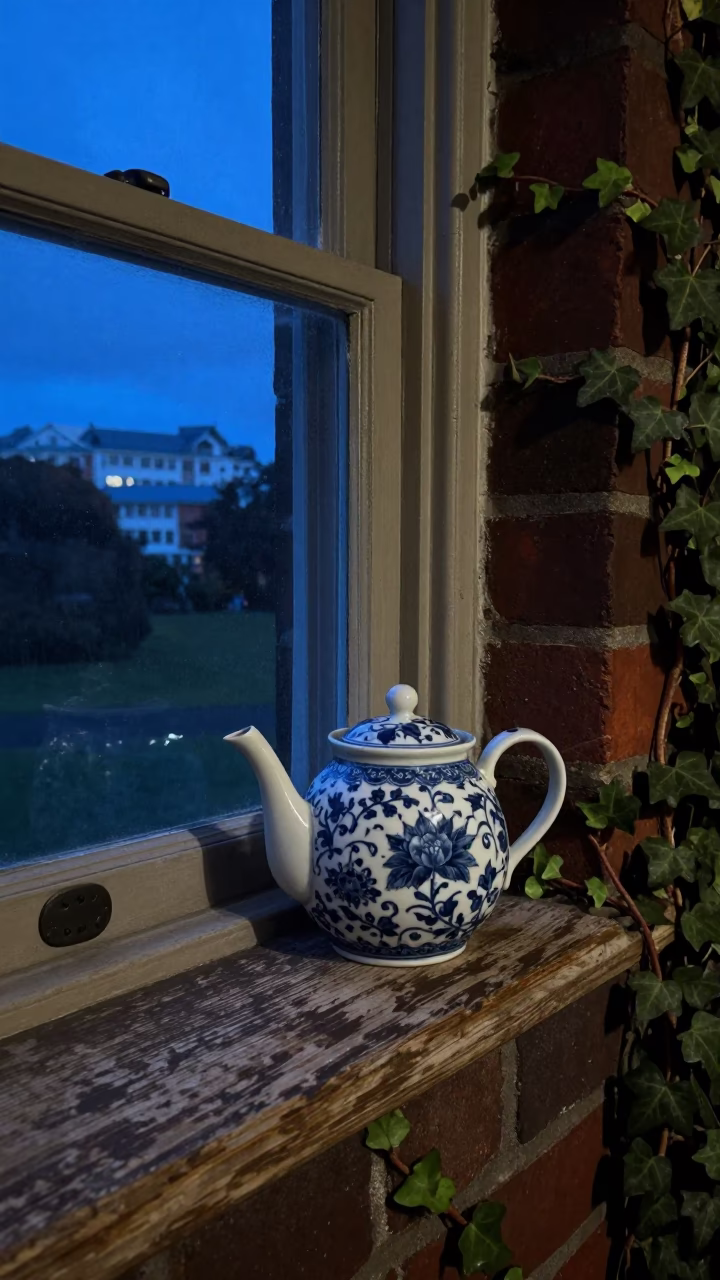 Blue Floral Pattern in Auckland in in Auckland, New Zealand