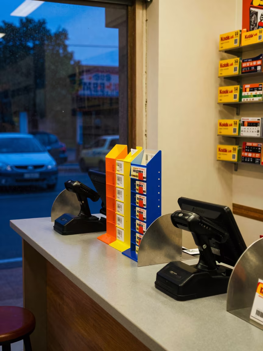Blue Hour Retail Reset Vellore Checkout Lane in at a front-of-store point-of-sale counter in Vellore