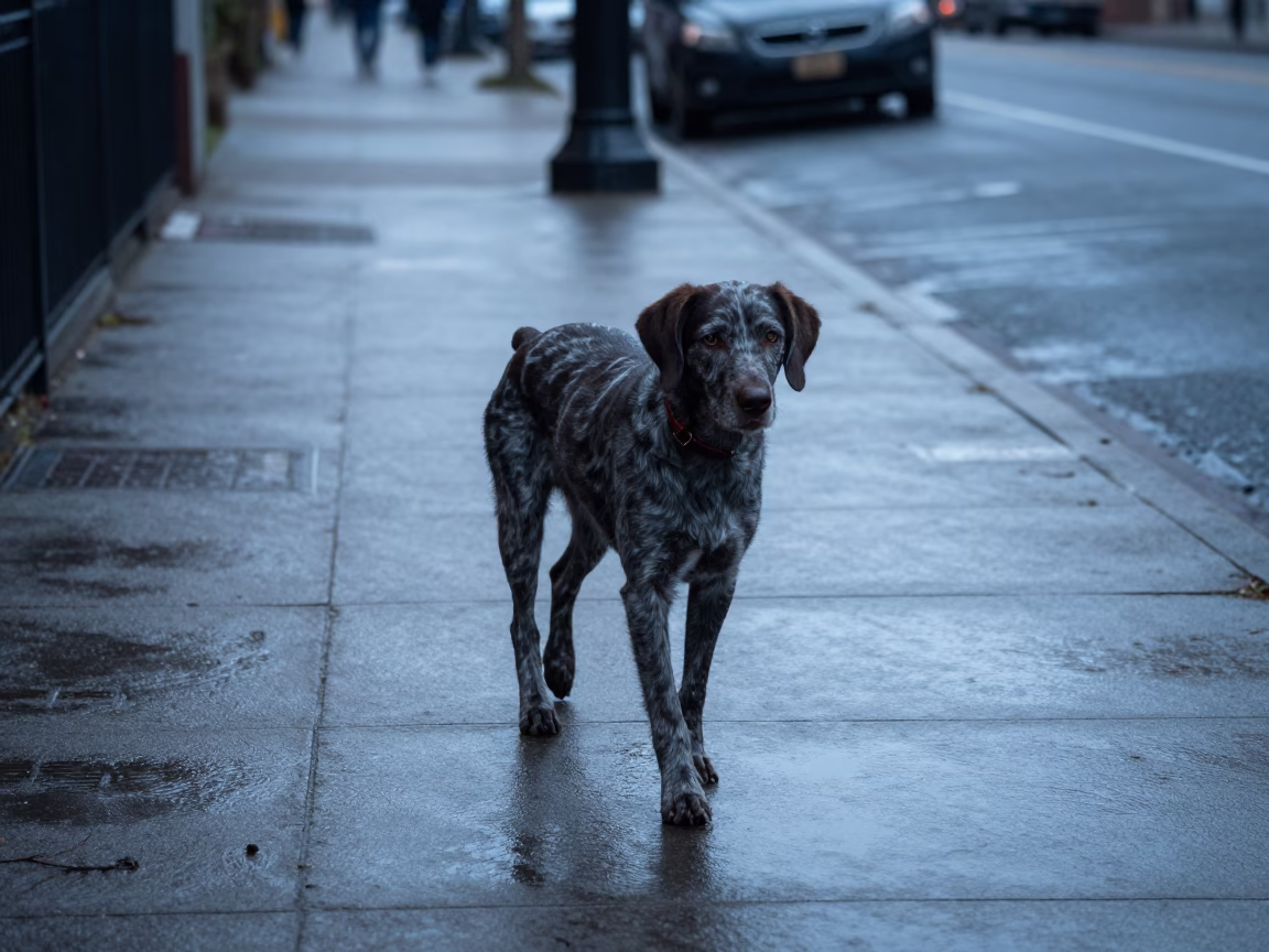 Bluetick Coonhound in Portland in in Portland, Oregon, United States