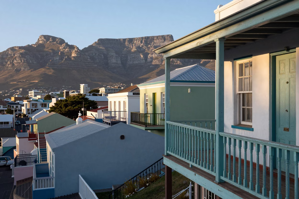 Bo-Kaap Houses in Cape Town in in Cape Town, South Africa