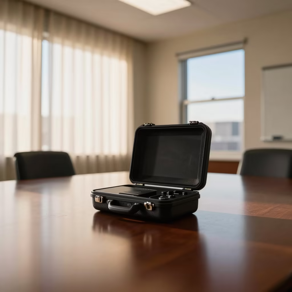 Boardroom Case in Winter Port Elizabeth Office in inside a conference room in Port Elizabeth