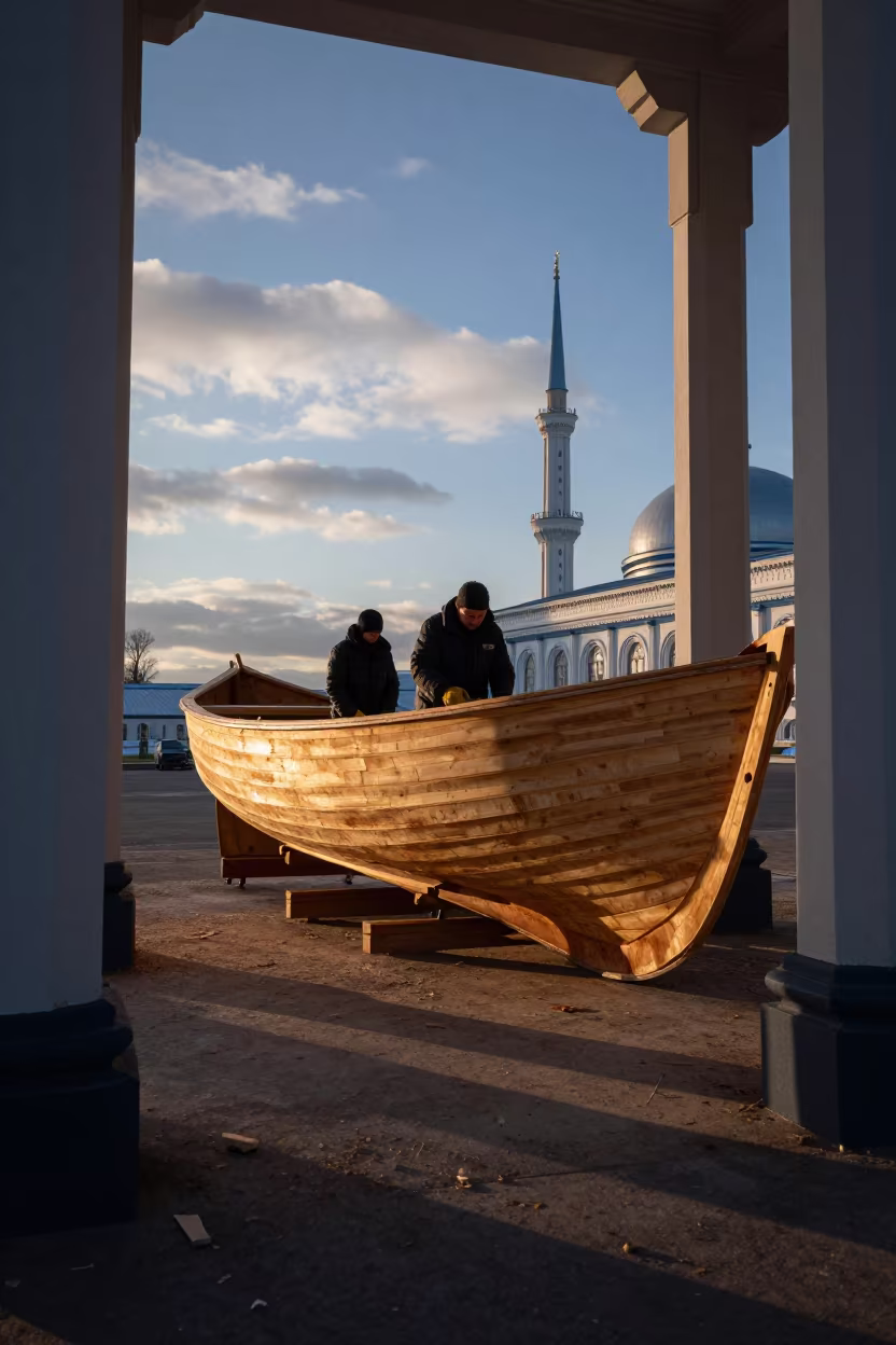 Boat Builder Planing Hull in Tolyatti Prayer Hall in in a prayer hall in Tolyatti