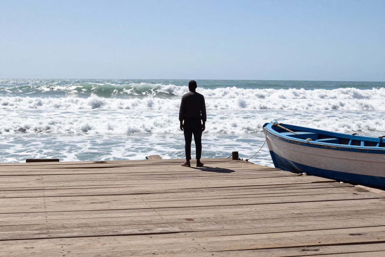 Boat Prow in Essaouira in in Essaouira, Morocco