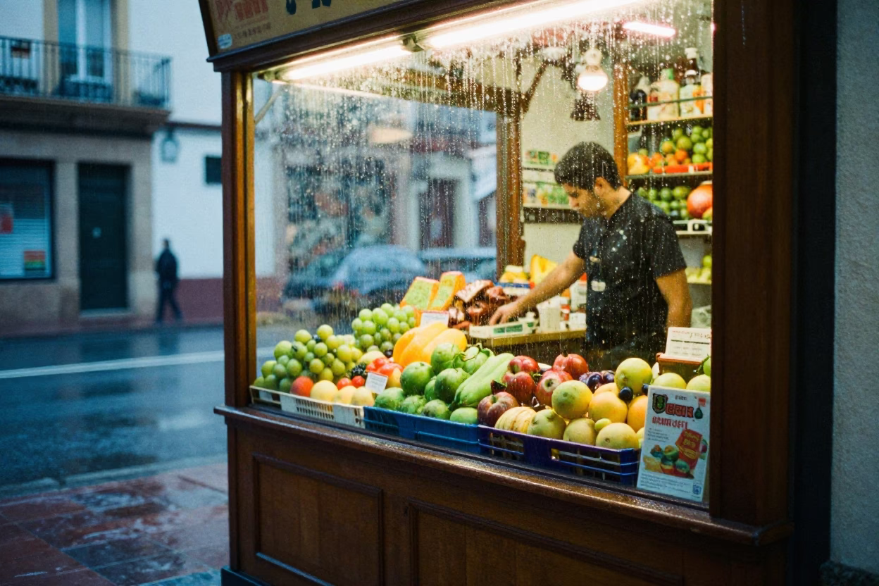Bodega Counter in Valencia in in Valencia, Spain