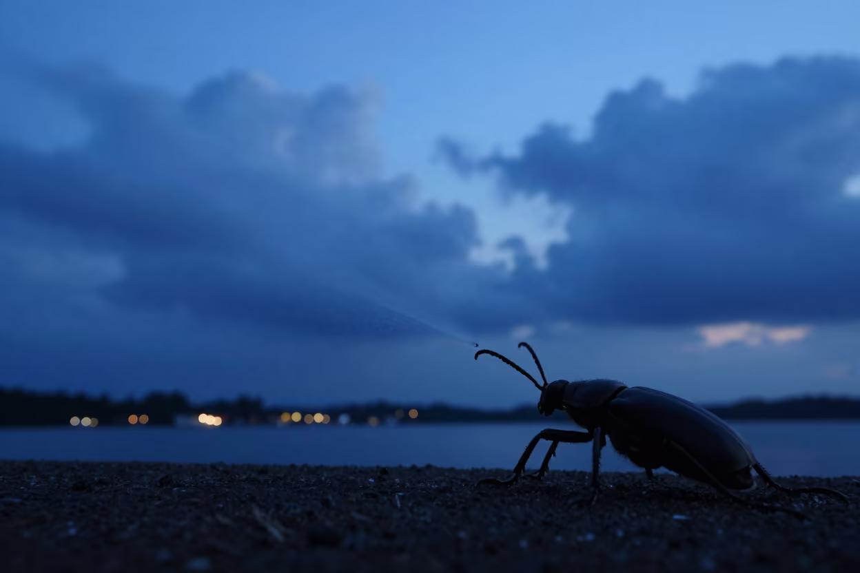 Bombardier Beetle Silhouette Twilight Defense Spray in near Lahad Datu