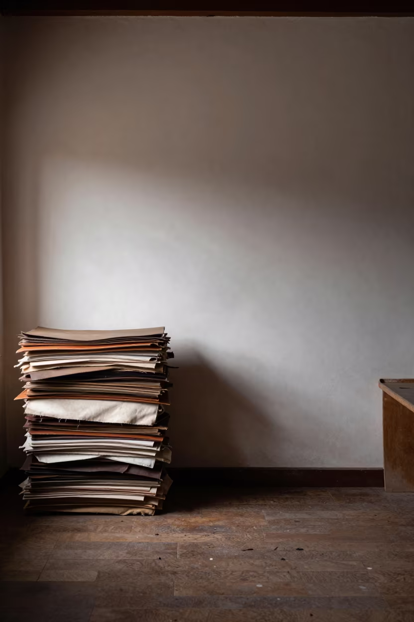 Bookbinder Amidst Folios in Hawaasa Studio in in a studio in Hawaasa