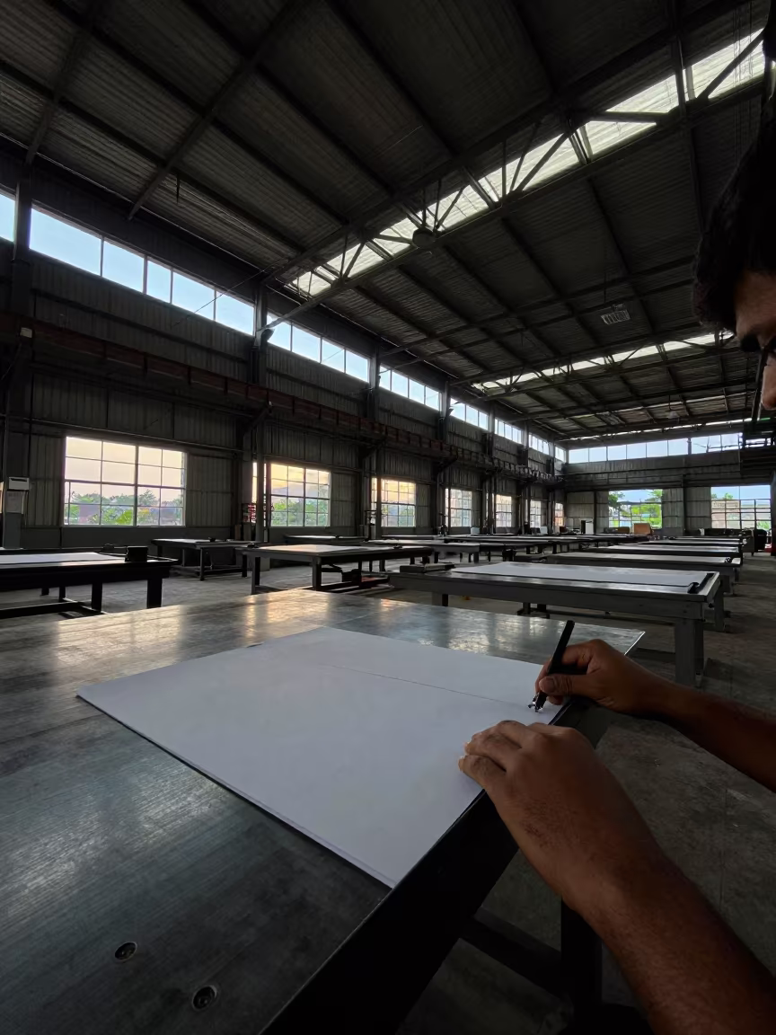 Bookbinder Stitching Pages in Ulhasnagar Foundry in in a foundry in Ulhasnagar