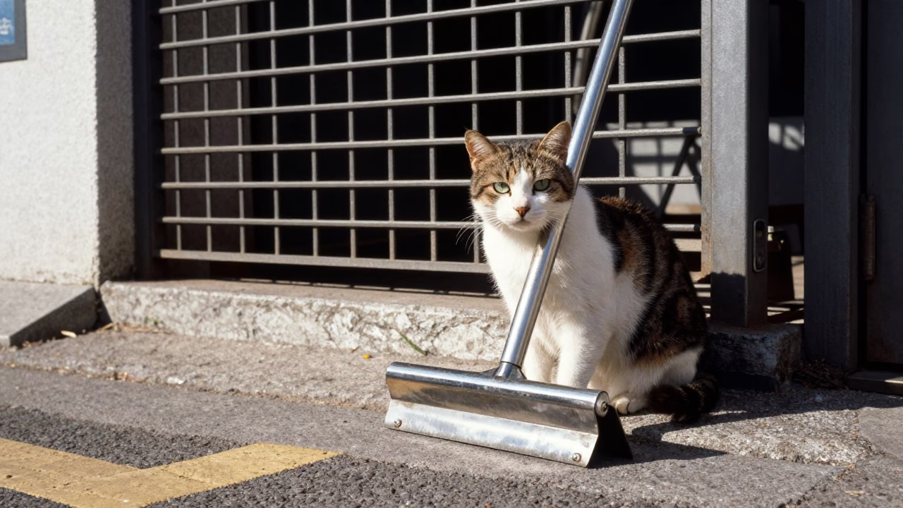 Boot Scraper in Busan in in Busan, South Korea