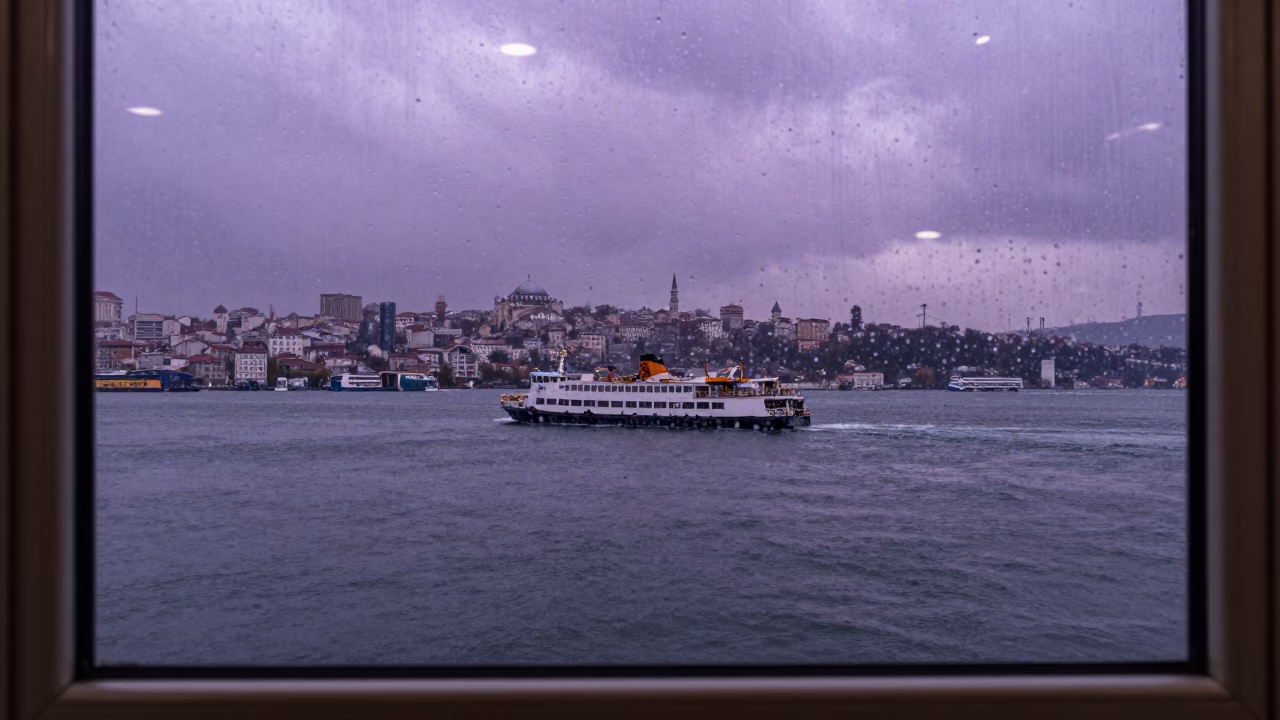 Bosphorus Ferries in Istanbul in in Istanbul, Turkey