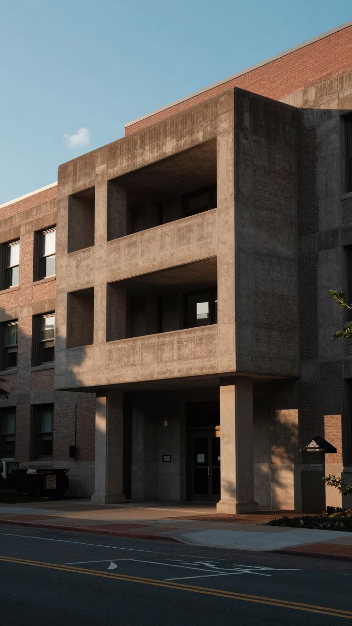 Boston University Campus at The Late Afternoon Light in in Boston, Massachusetts, United States