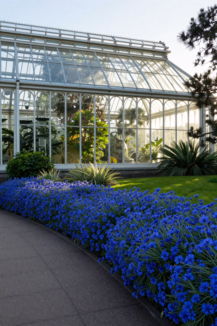Botanic Gardens in Christchurch at The Late Morning Light in in Christchurch, New Zealand