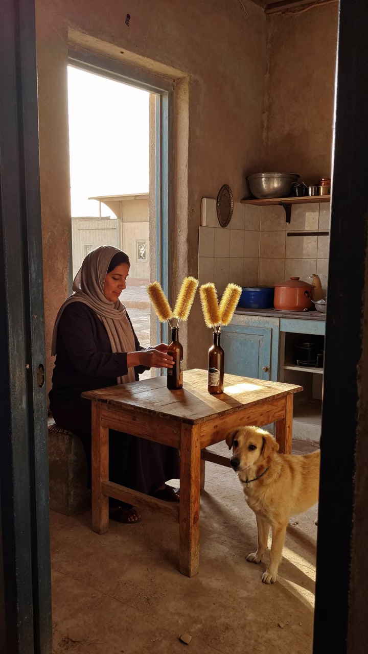 Bottle Brushes in Cairo in in Cairo, Egypt
