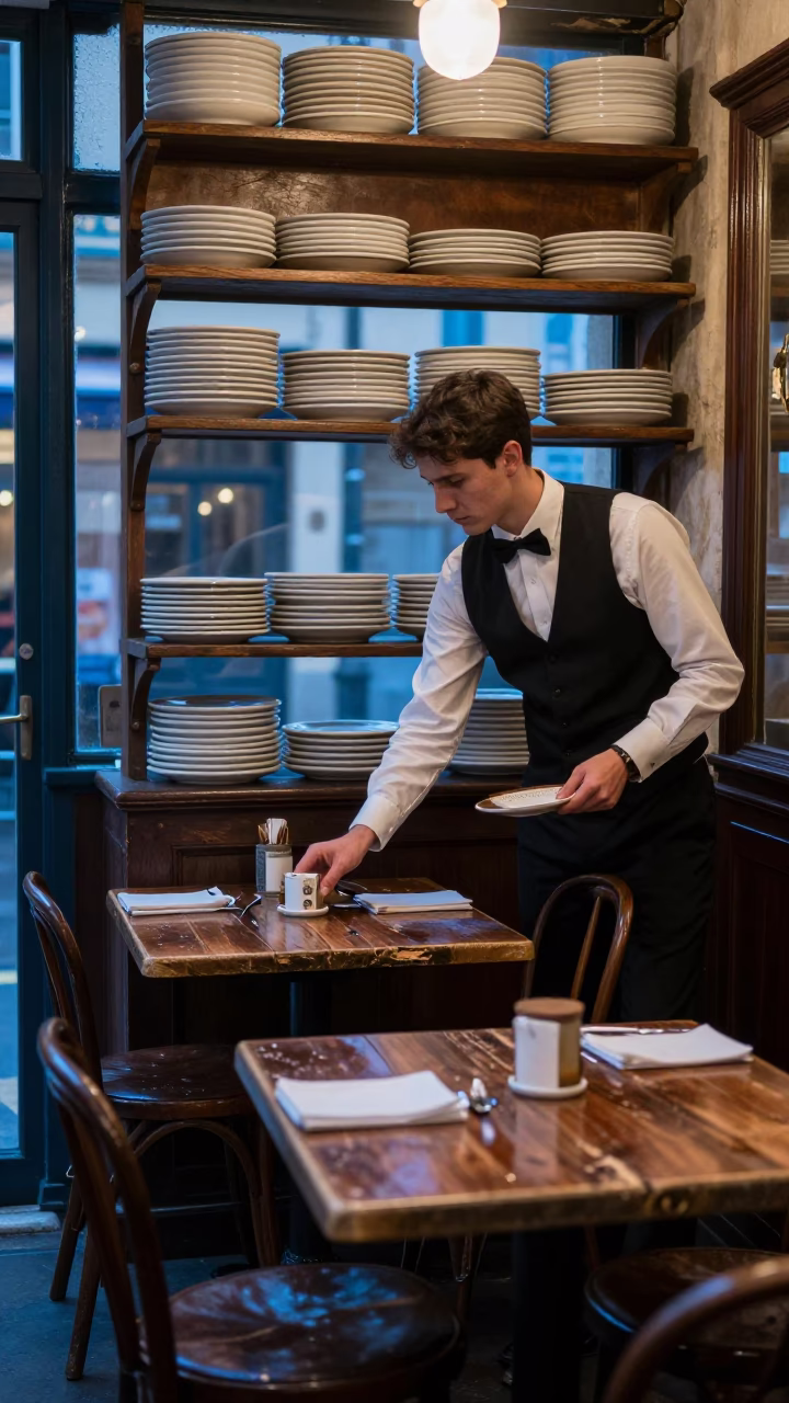 Bouchon Table in Lyon in in Lyon, France