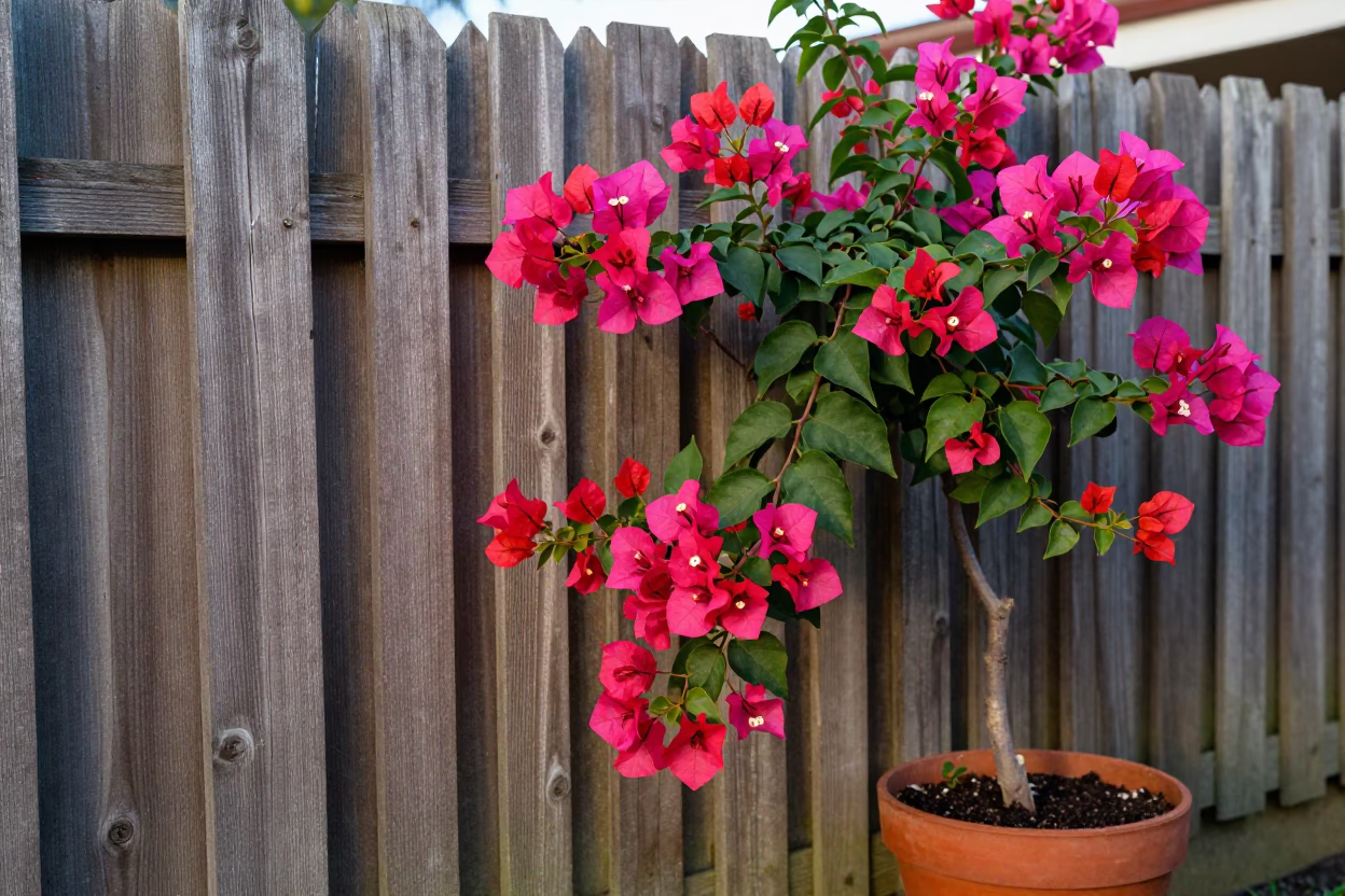 Bougainvillea Blooms in Hobart in in Hobart, Australia