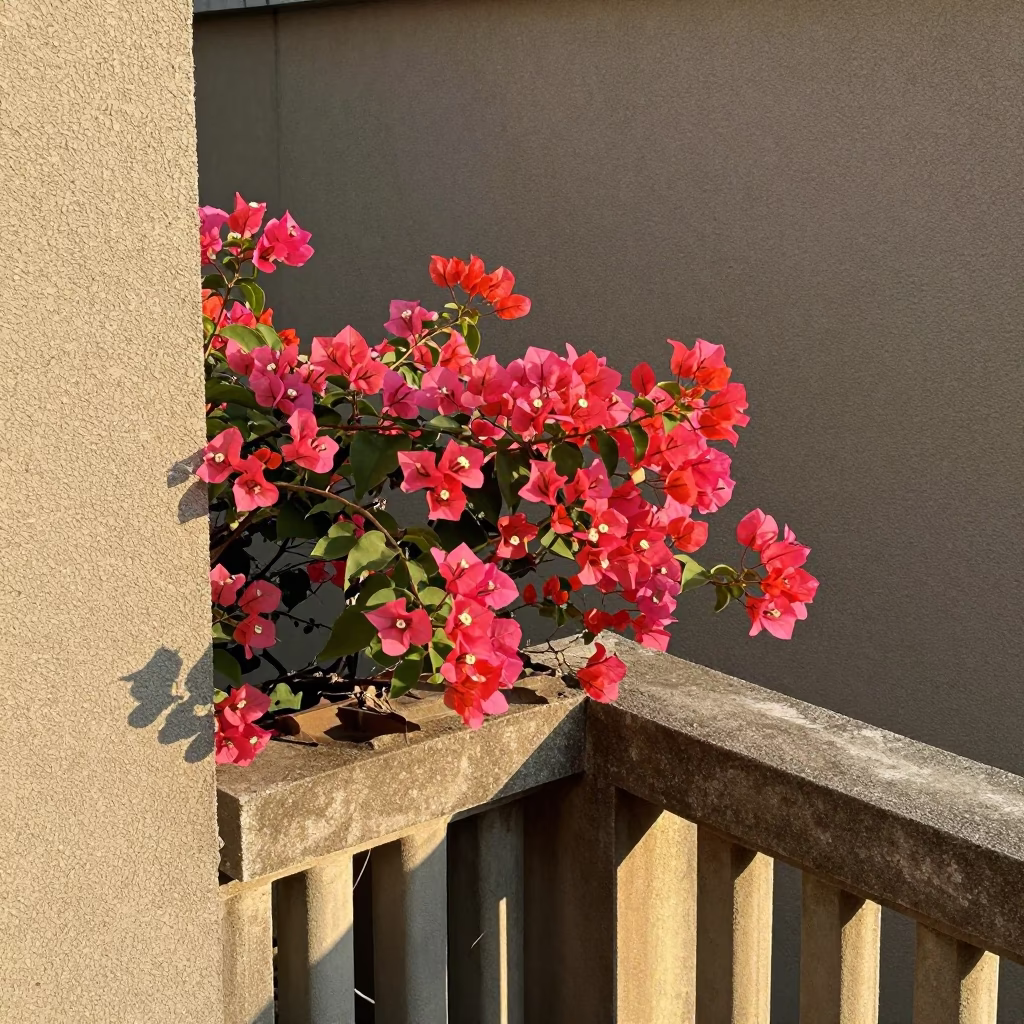 Bougainvillea Blooms in Taipei in in Taipei, Taiwan