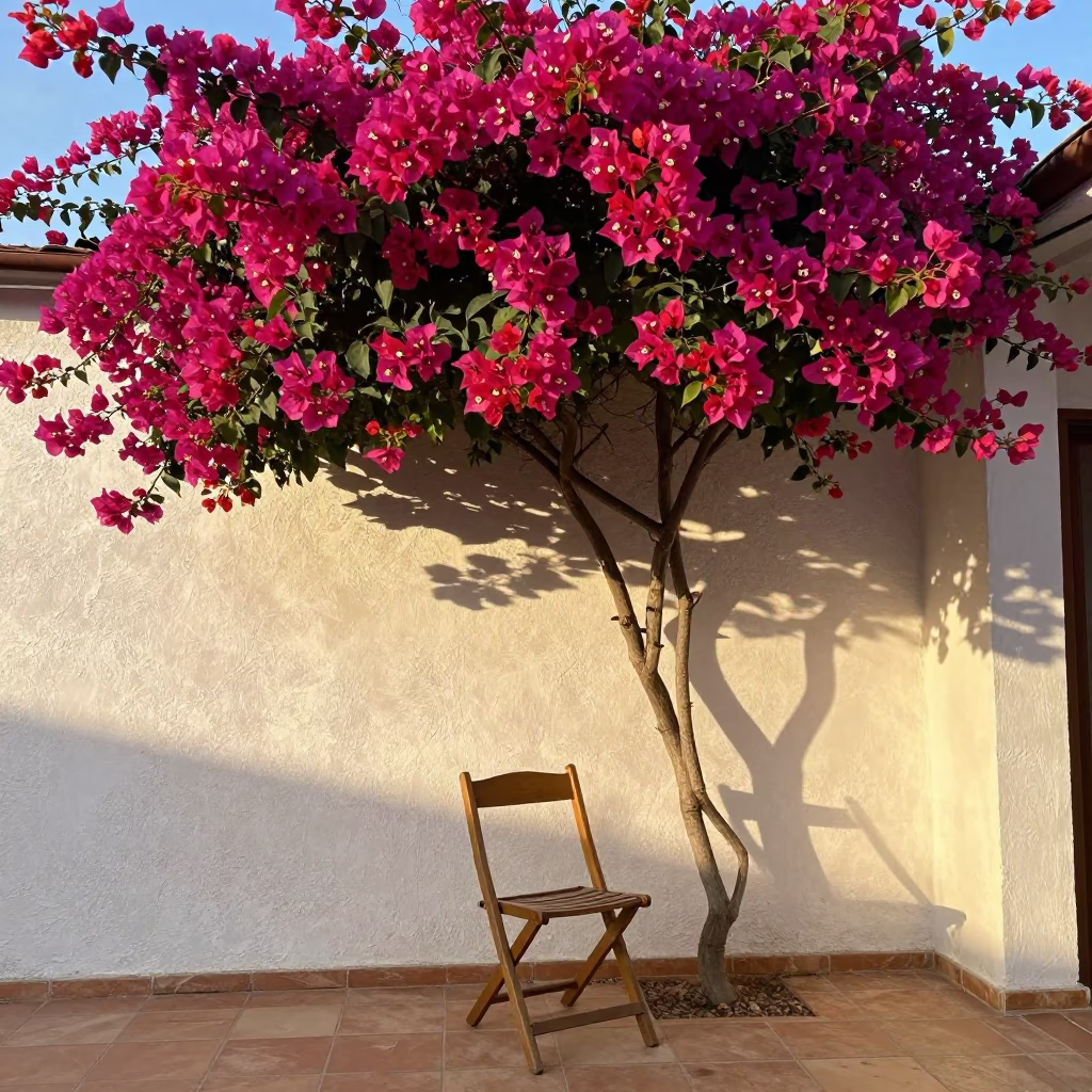 Bougainvillea in Buenos Aires in in Buenos Aires, Argentina
