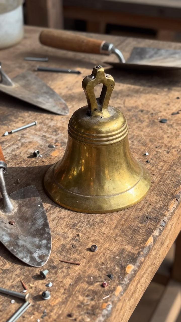 Brass Bell in Accra in in Accra, Ghana