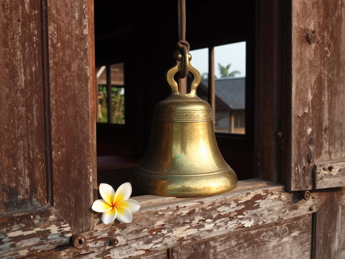 Brass Bell in Chiang Mai in in Chiang Mai, Thailand