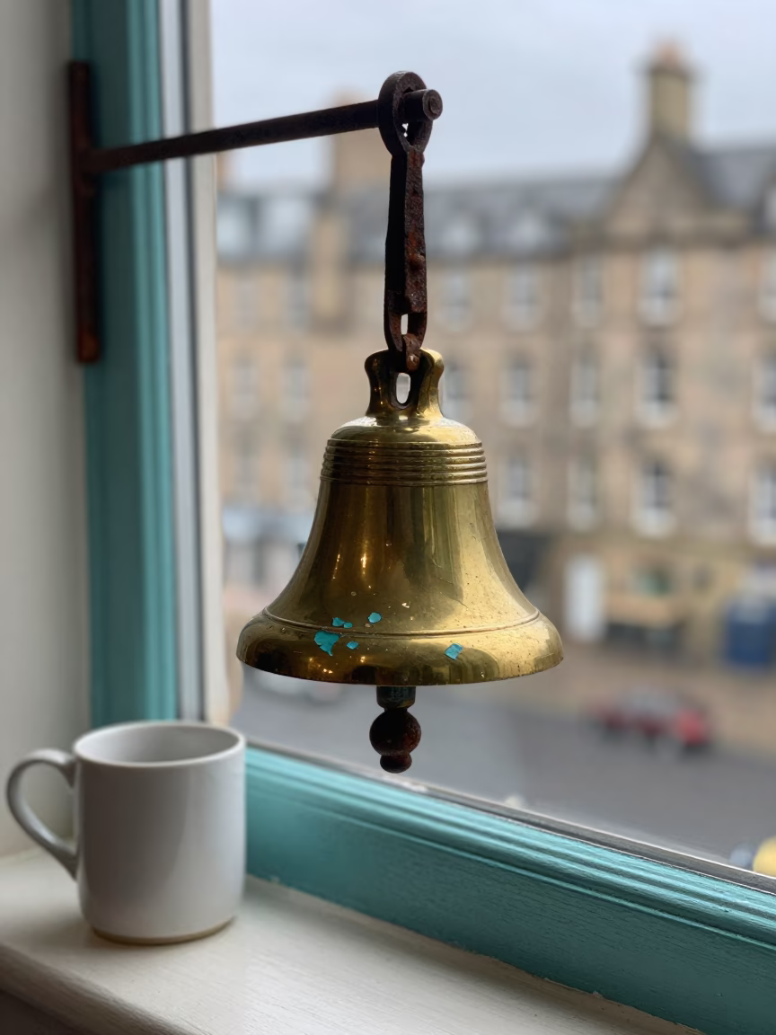 Brass Bell in Edinburgh in in Edinburgh, United Kingdom