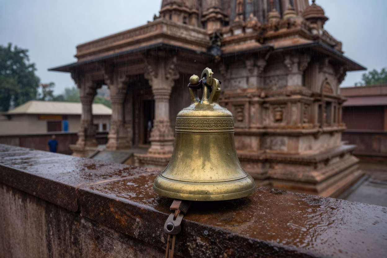 Brass Bell in Jaipur in in Jaipur, India