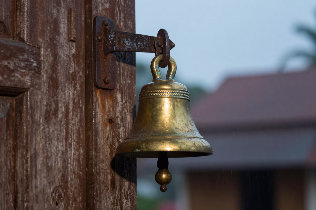 Brass Bell in Kochi in in Kochi, India