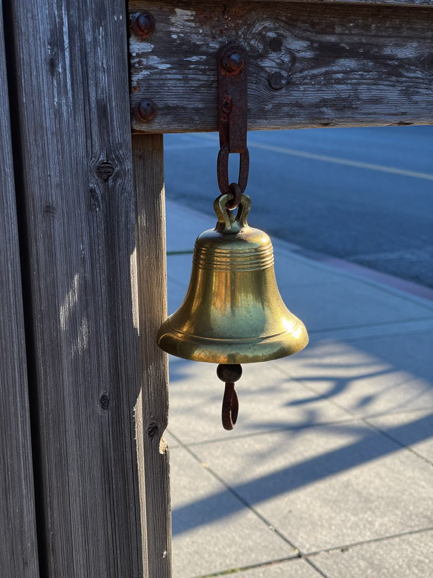 Brass Bell in Montreal in in Montreal, Canada