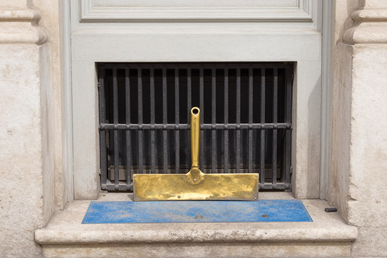 Brass Boot Scraper in Paris in in Paris, France