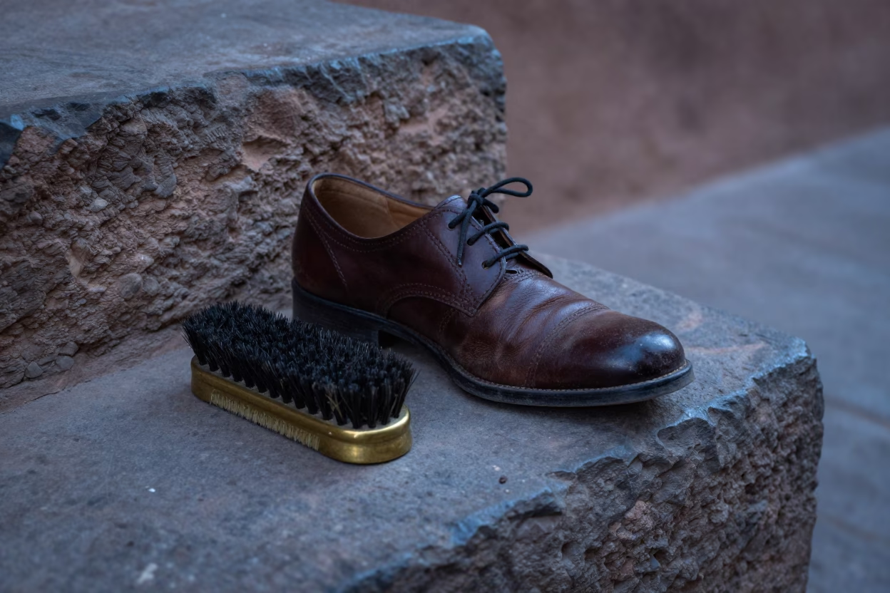 Brass Brush in Marrakech in in Marrakech, Morocco