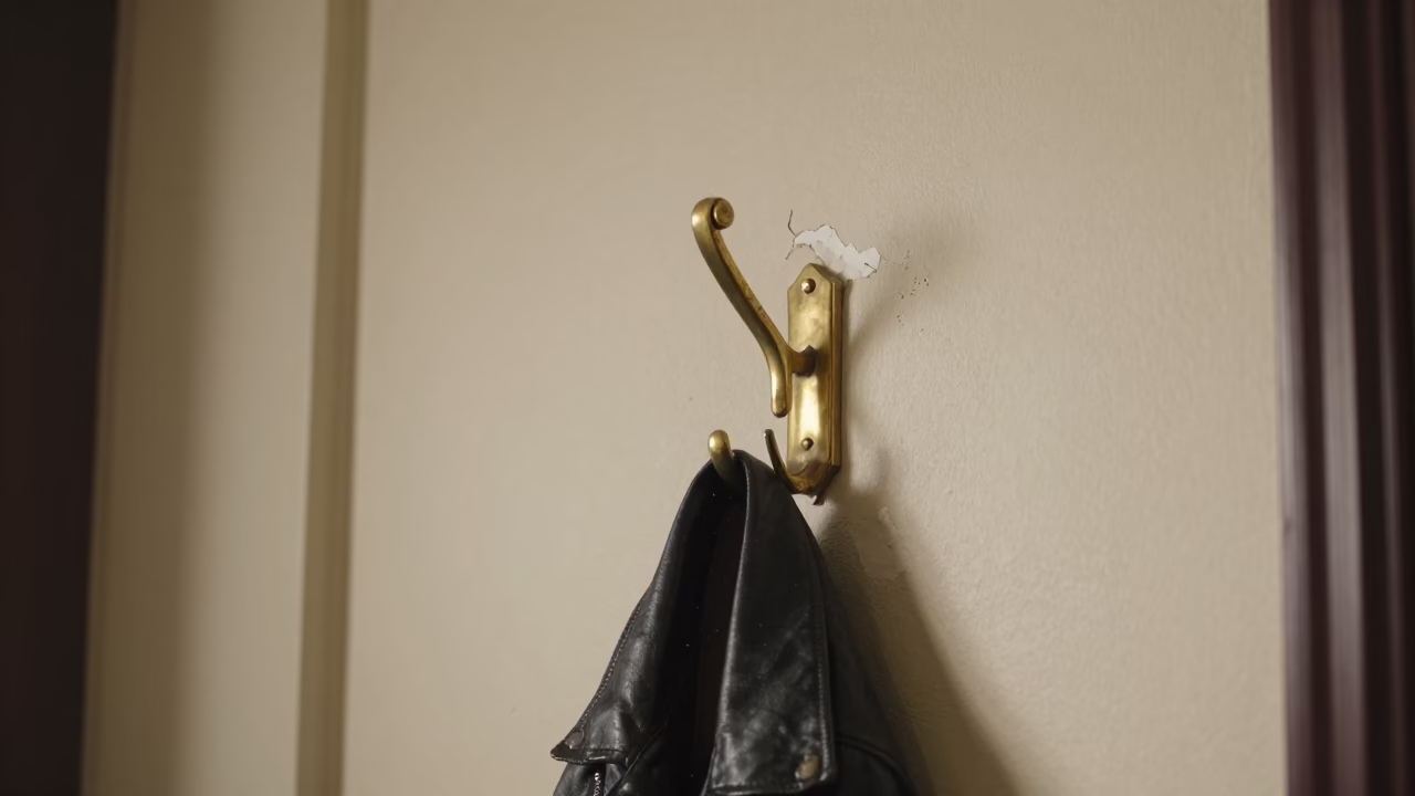 Brass Coat Hook in New York in in New York, United States