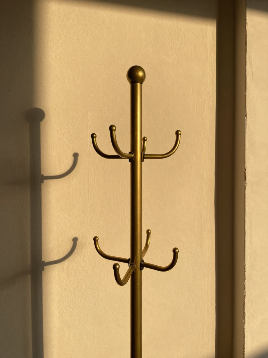 Brass Coat Stand in Brussels in in Brussels, Belgium