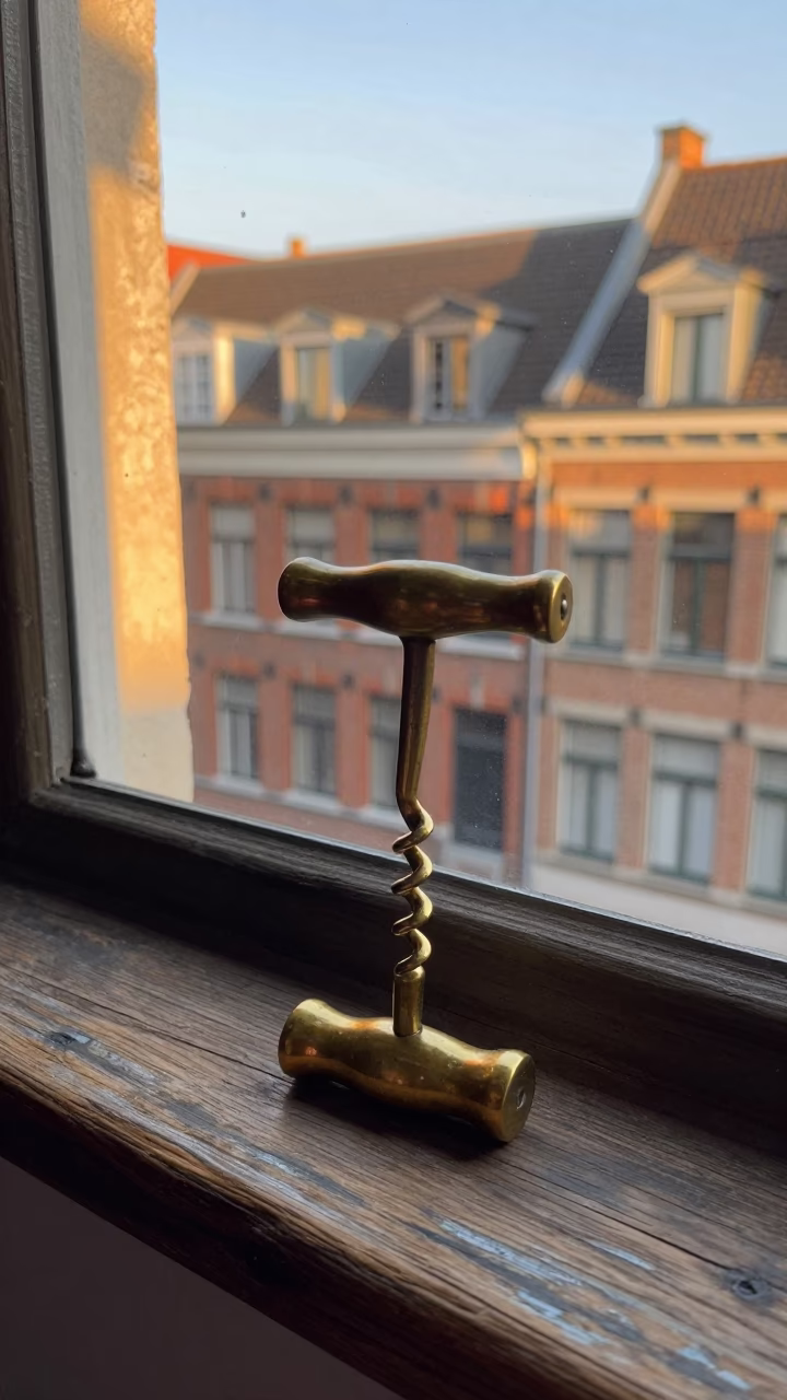 Brass Corkscrew in Brussels in in Brussels, Belgium