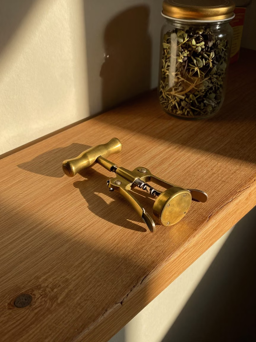 Brass Corkscrew in Florence in in Florence, Italy