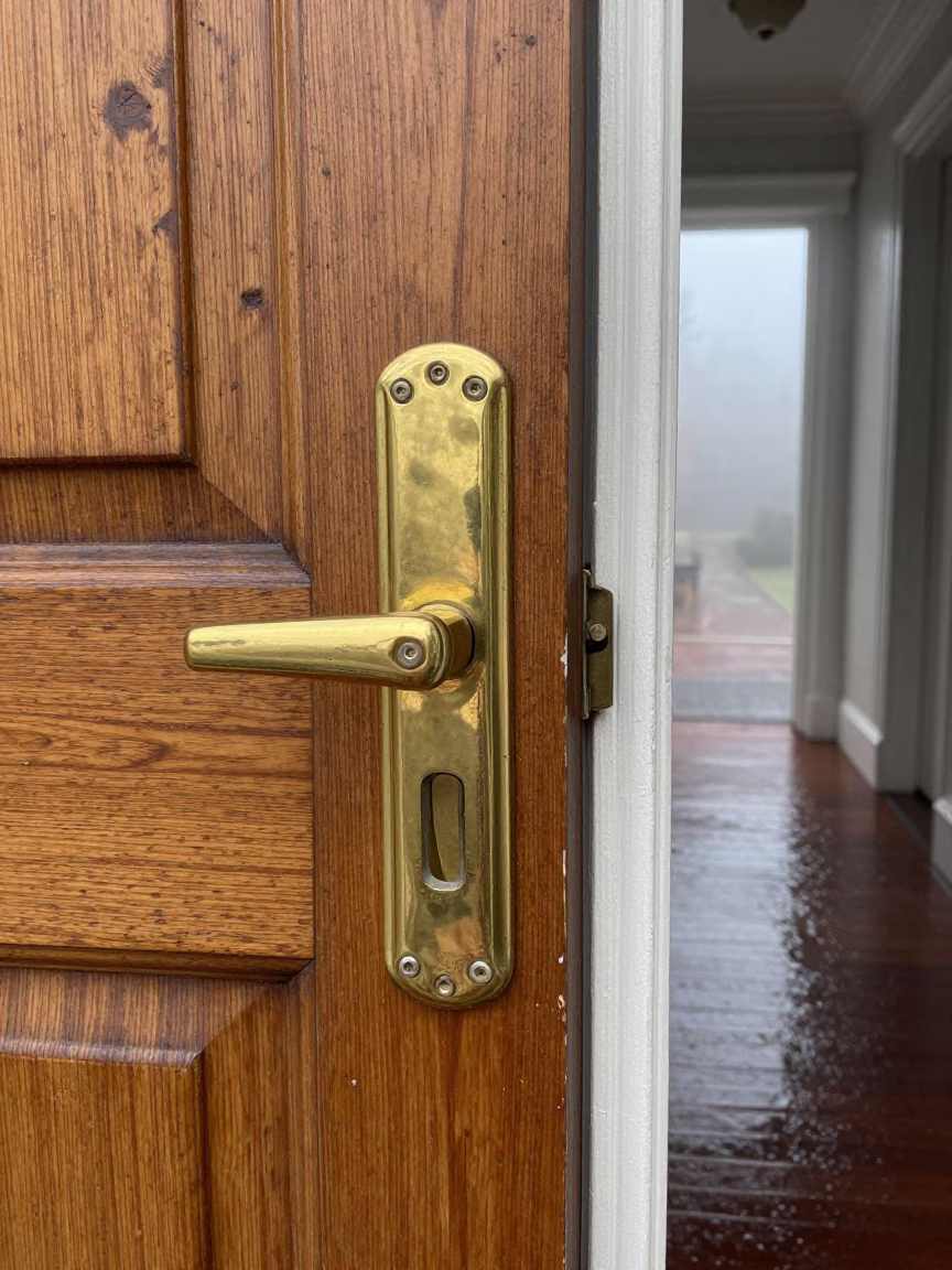 Brass Deadbolt in Boston in in Boston, United States
