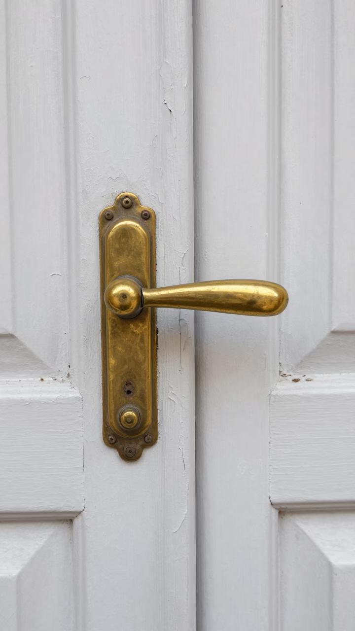 Brass Door Handle in Alexandria in in Alexandria, Egypt