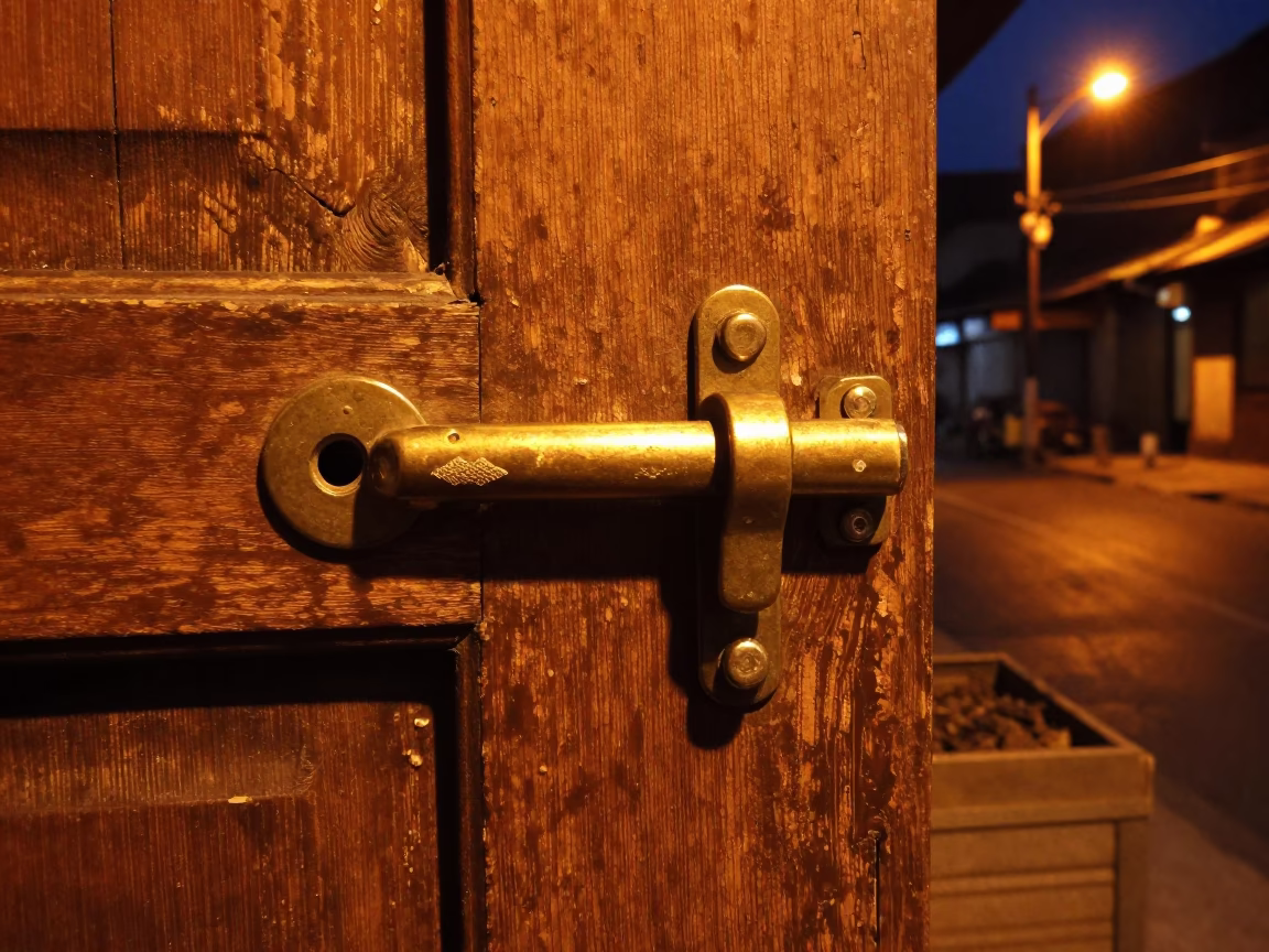 Brass Door Latch in Bangkok in in Bangkok, Thailand