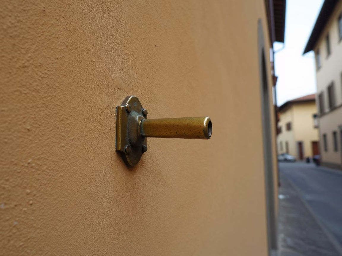 Brass Door Latch in Florence in in Florence, Italy