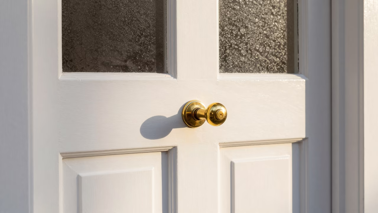 Brass Doorknob in London in in London, United Kingdom