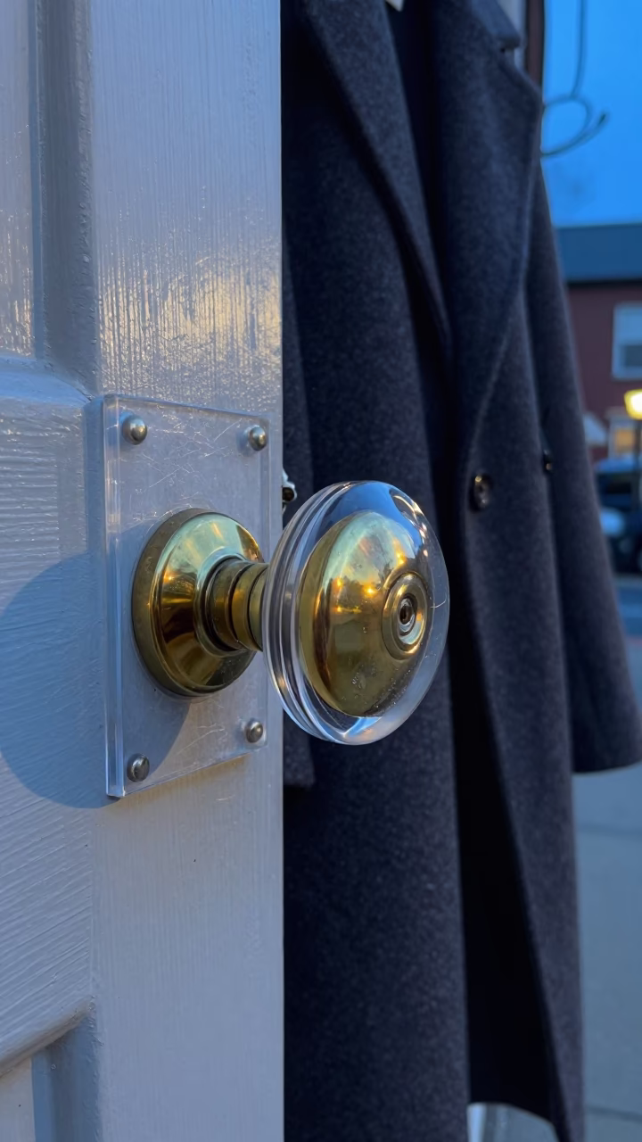 Brass Doorknob in Philadelphia in in Philadelphia, United States