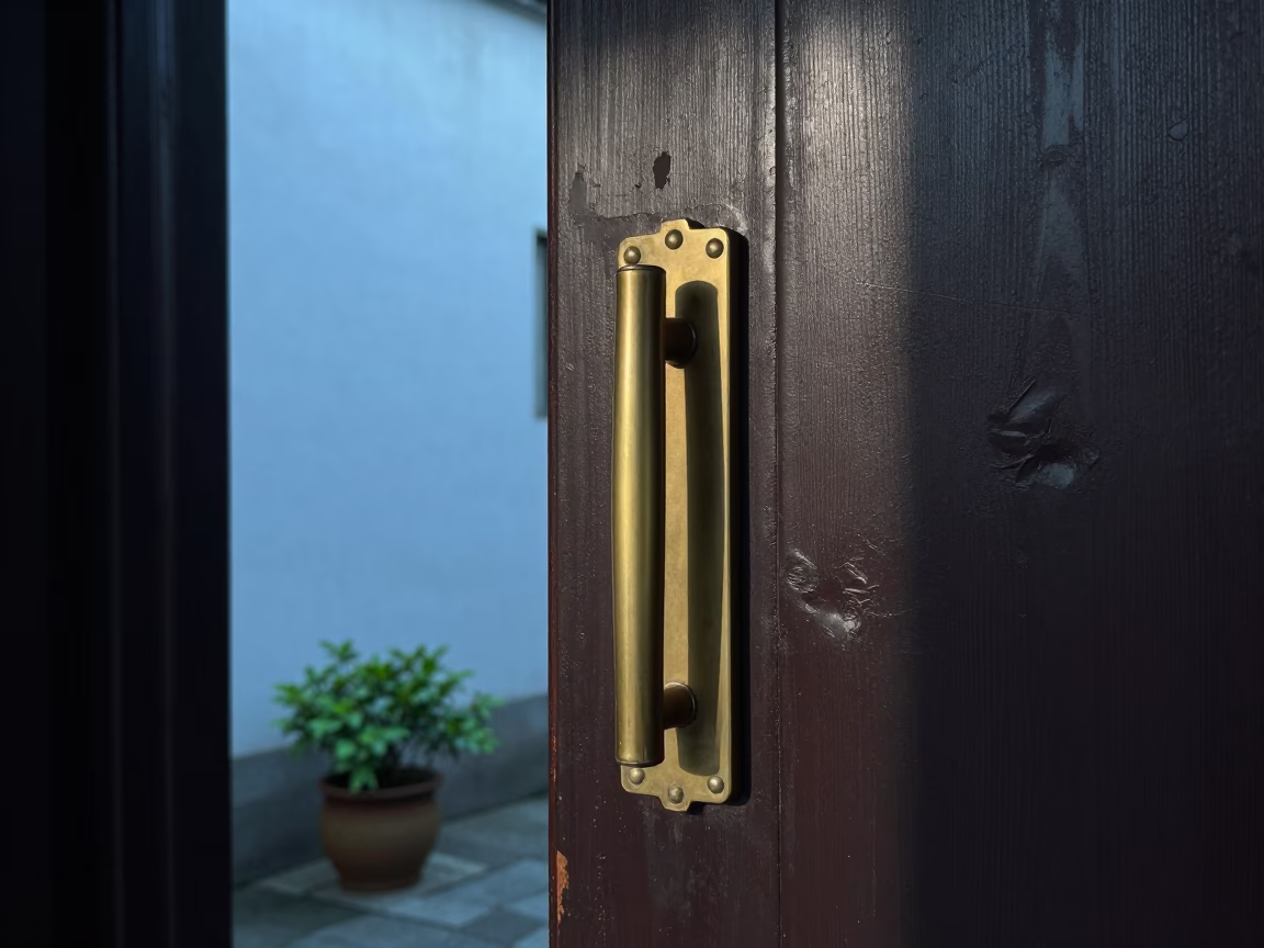 Brass Gate Handle in Shanghai in in Shanghai, China