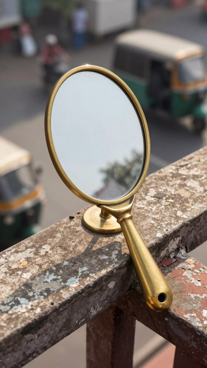 Brass Hand Mirror in Mumbai in in Mumbai, India