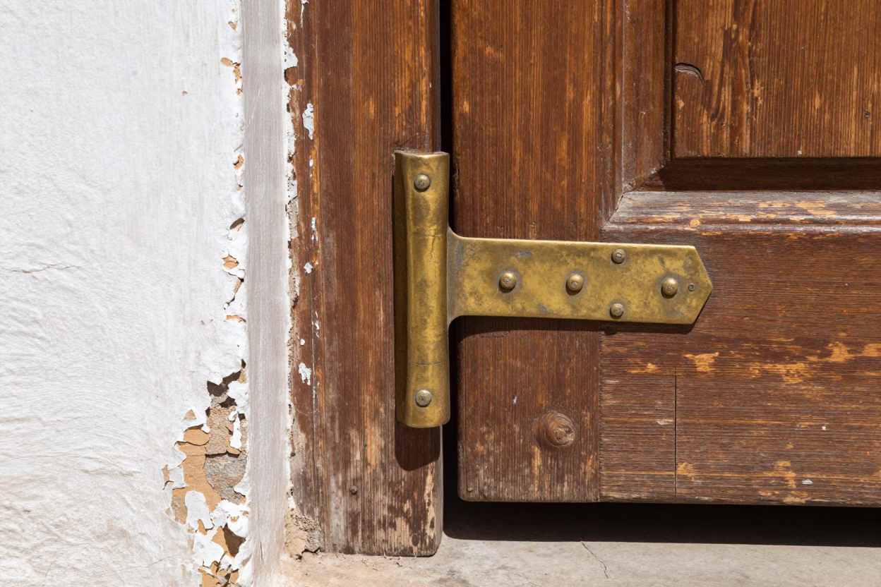 Brass Hinge in Casablanca in in Casablanca, Morocco