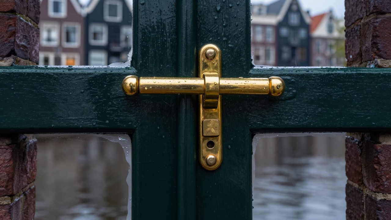 Brass Latch in Amsterdam in in Amsterdam, Netherlands