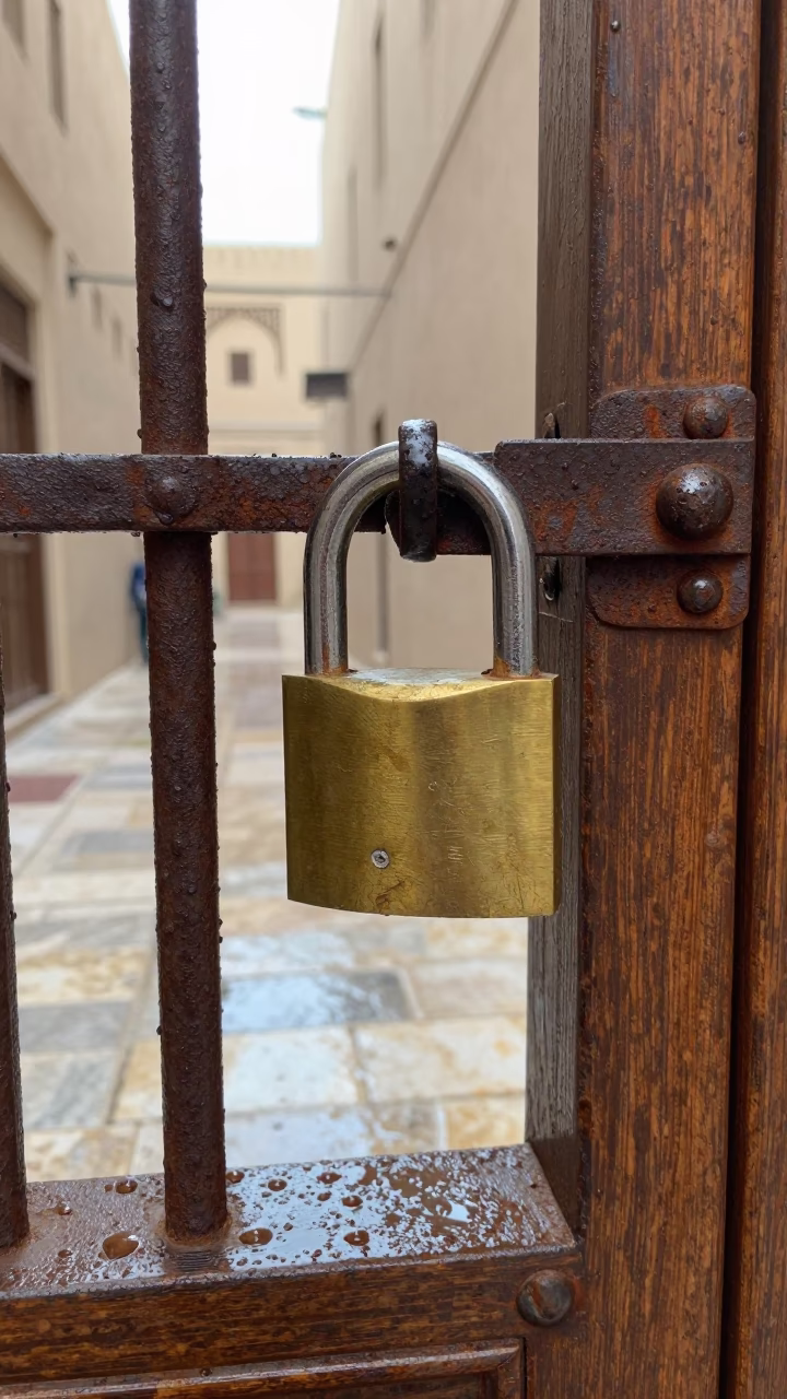 Brass Padlock in Muscat in in Muscat, Oman