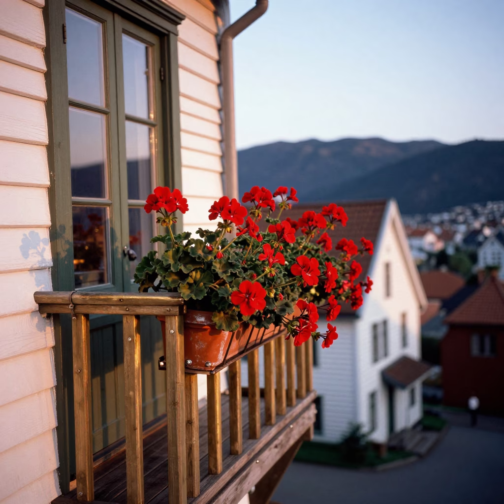 Brass Railing in Bergen in in Bergen, Norway