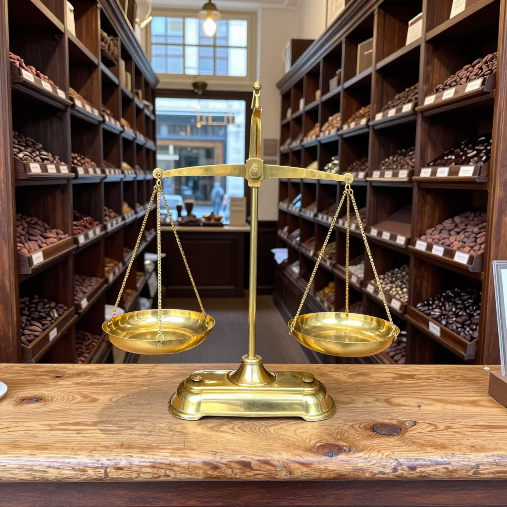 Brass Scale in Brussels in in Brussels, Belgium