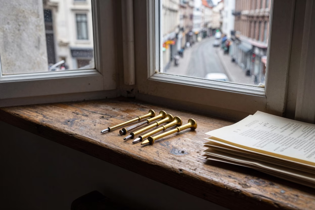 Brass Screwdriver Set in Brussels in in Brussels, Belgium