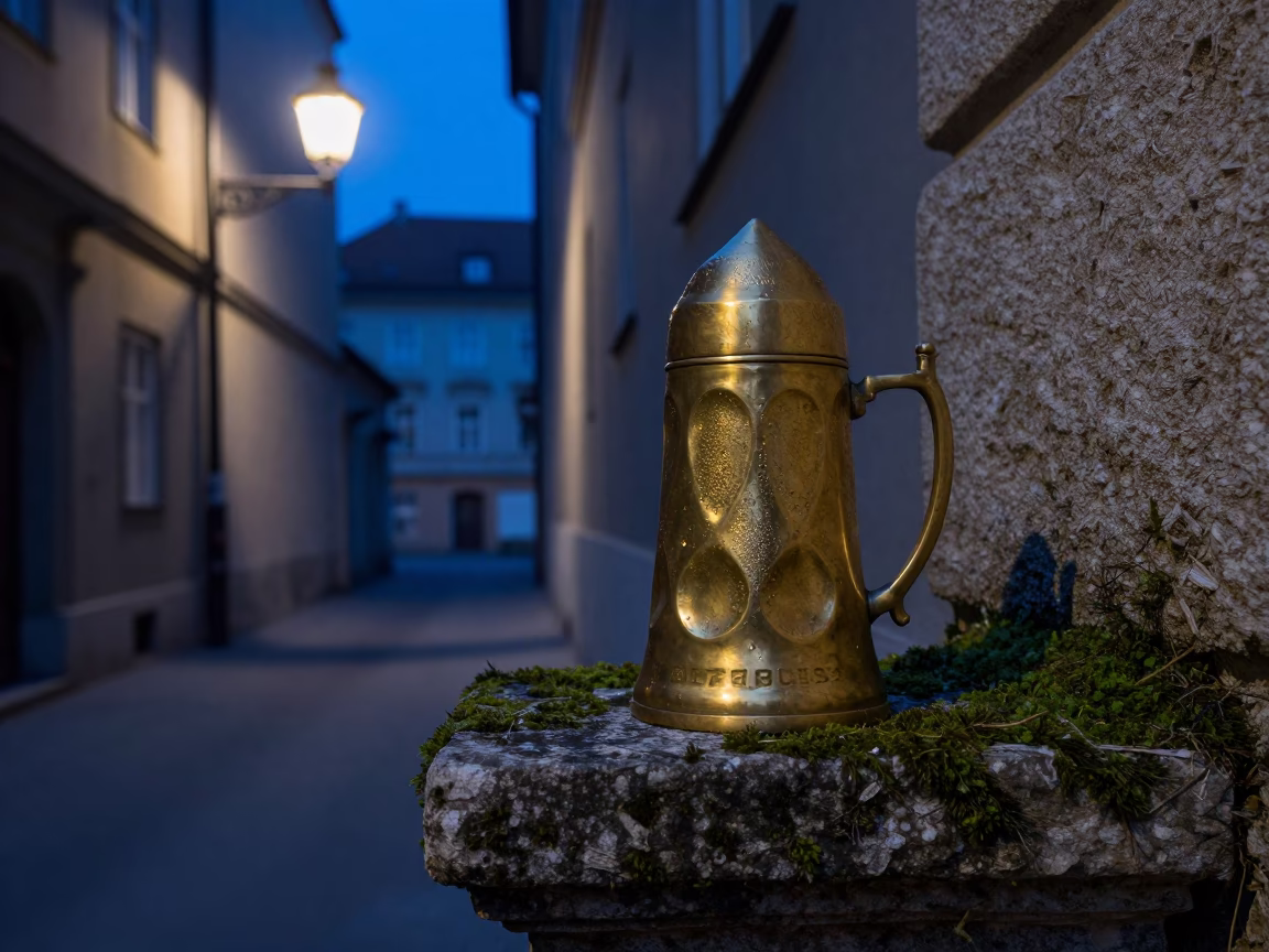 Brass Stein in Vienna in in Vienna, Austria