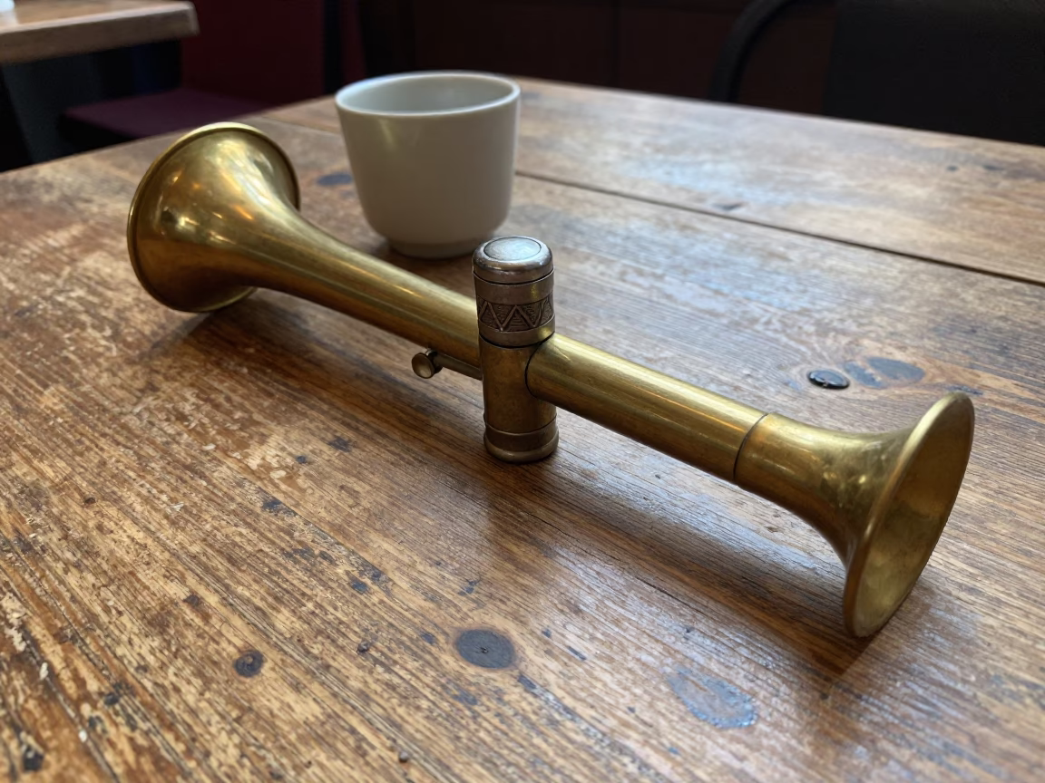 Brass Trumpet Mute in Brussels in in Brussels, Belgium