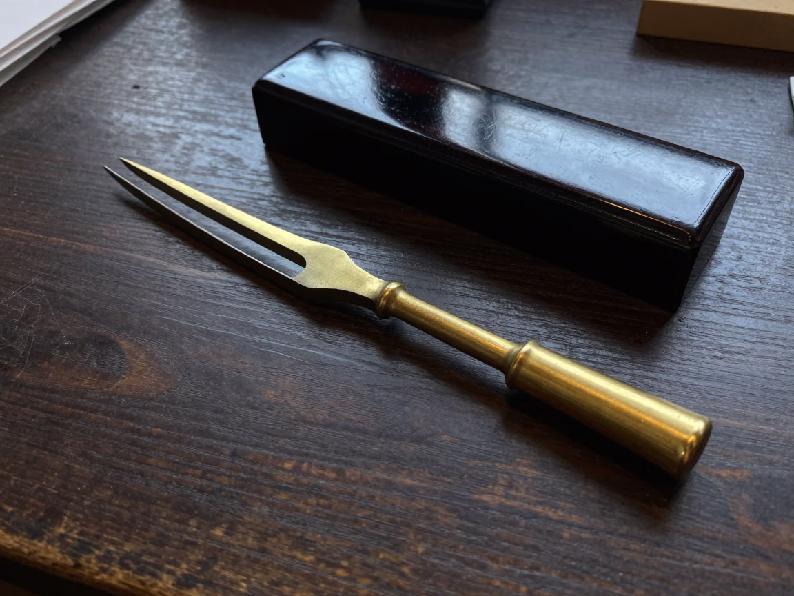 Brass Tuning Fork in Kyoto in in Kyoto, Japan