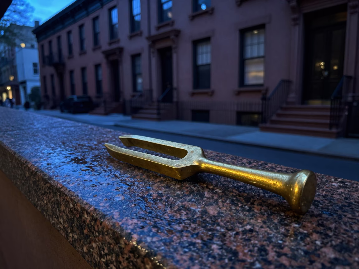 Brass Tuning Fork in New York in in New York, United States